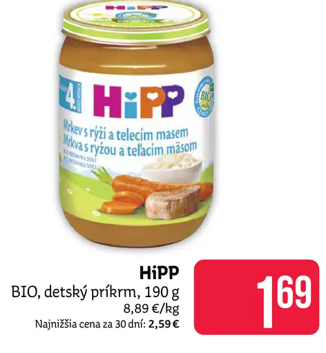 HiPP BIO detský príkrm