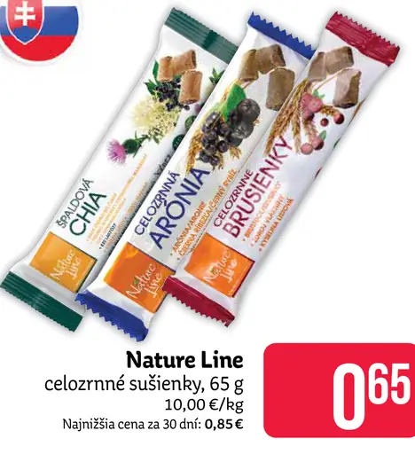 Nature Line celozrnné sušienky