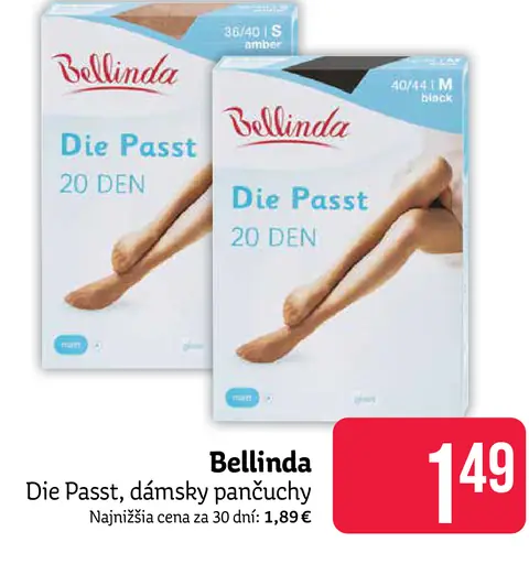 Bellinda Die Passt dámsky pančúchový tovar