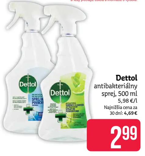 Dettol antibakteriálny sprej