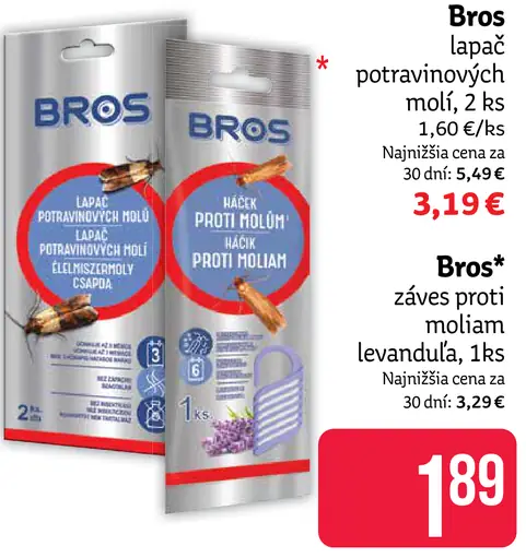 Bros lapač potravinových molí