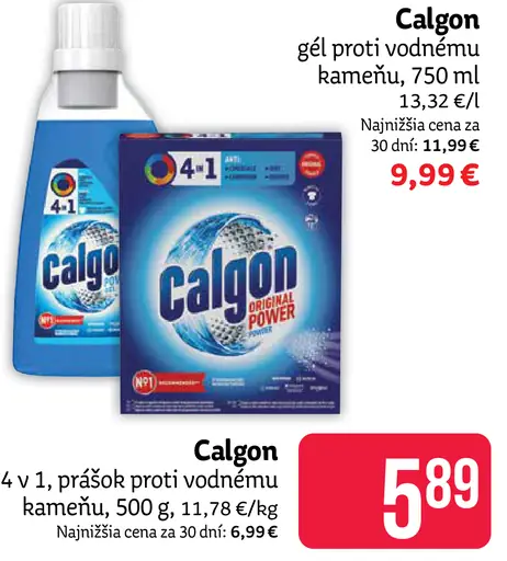 Calgon gél proti vodnému kameňu