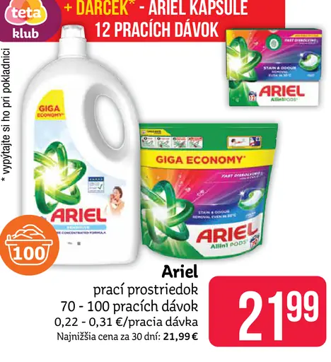 Ariel Allin1 PODS prací prostriedok