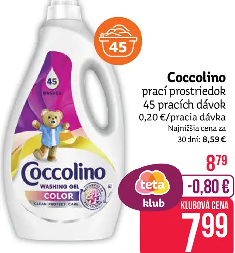 Coccolino prací gél