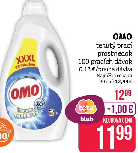 Omo tekutý prací prostriedok