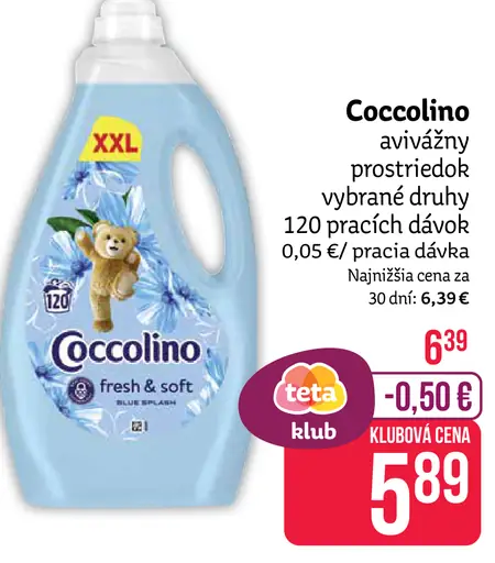 Coccolino avivážny prostriedok