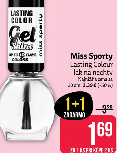 Miss Sporty Lasting Color lak na nechty