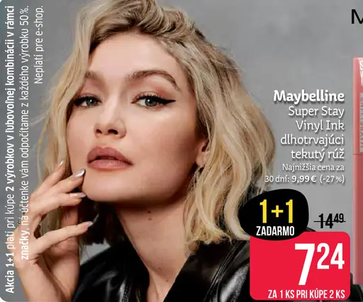 Maybelline Super Stay Vinyl Ink dlhodržiaci rúž