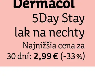Dermacol dlhotrvajúci lak na nechty