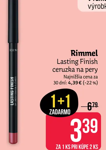 Rimmel Lasting Finish ceruzka na pery