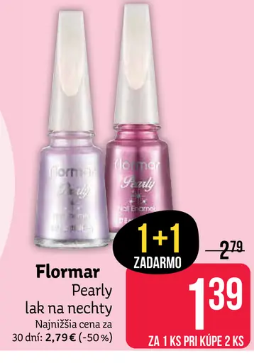 Flormar lak na nechty Pearly