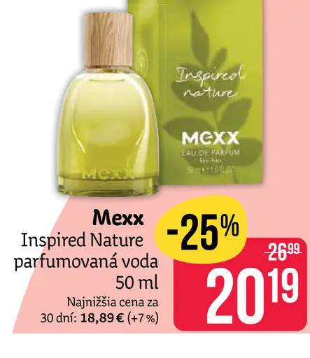 Mexx Inspired Nature parfumovaná voda