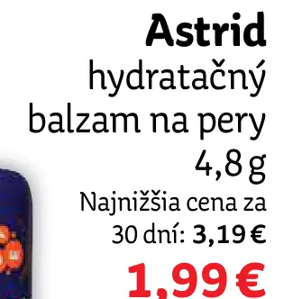 Astrid Multivitamín Plus balzam na pery