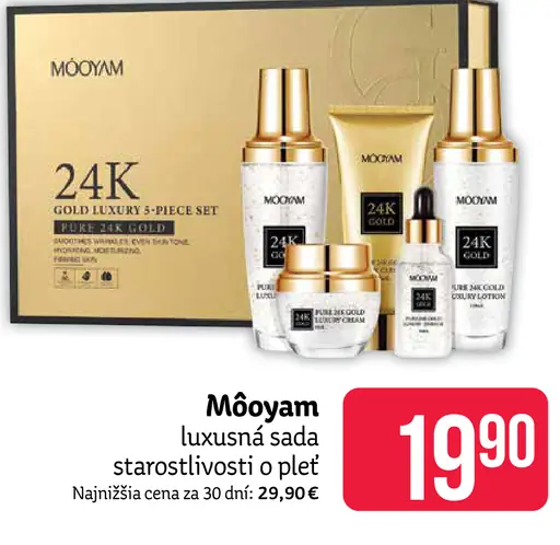 Möoyam luxusná sada starostlivosti o pleť