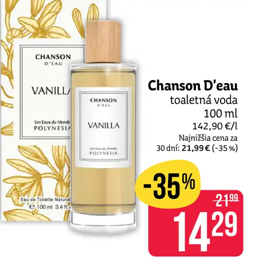 Chanson D’eau toaletná voda