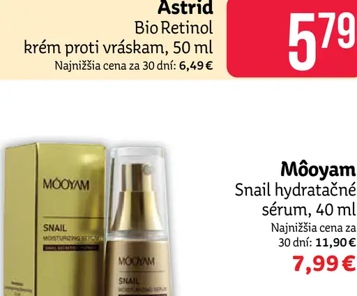 Môoyam Snail krém All in One