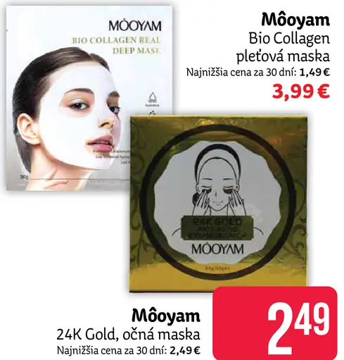 Mooyam Bio Collagen pleťová maska