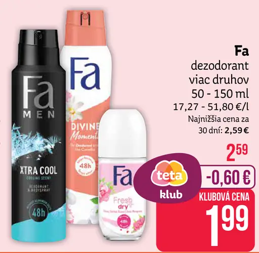 Fa dezodorant