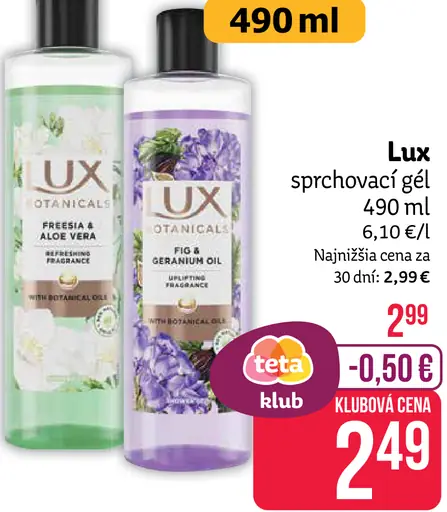 Lux sprchovací gél