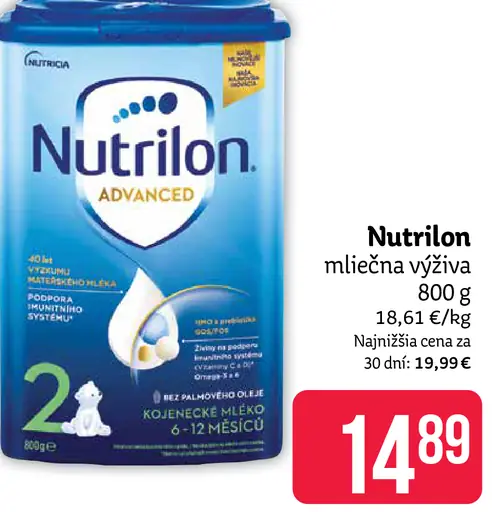 Nutrilon mliečna výživa