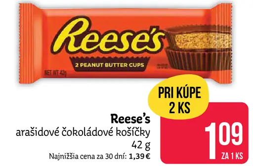 Reese's arašidové čokoládové košíčky