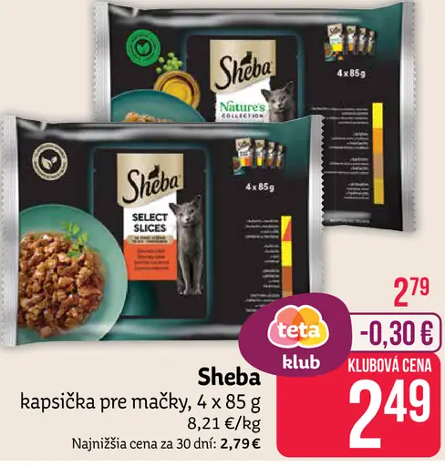 Sheba kapsičky pre mačky