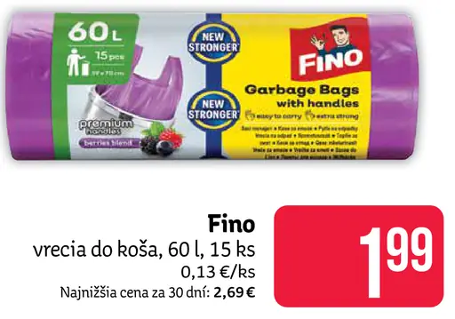 Fino vrecia do koša