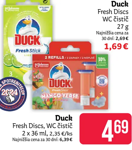 Duck Fresh Discs WC čistič
