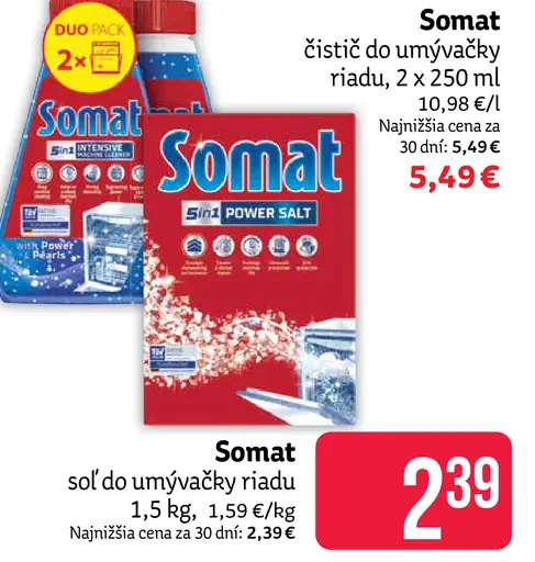 Somat čistič do umývačky riadu