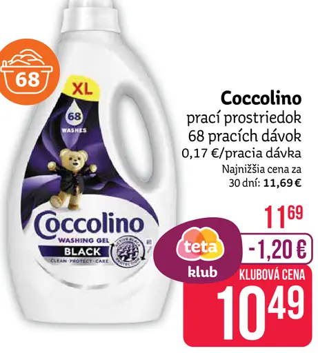 Coccolino prací prostriedok
