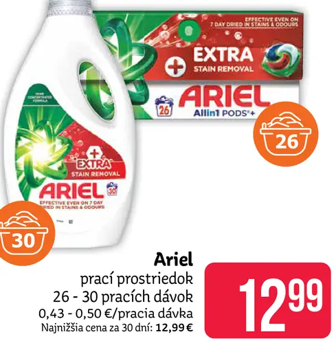 Ariel prací prášok