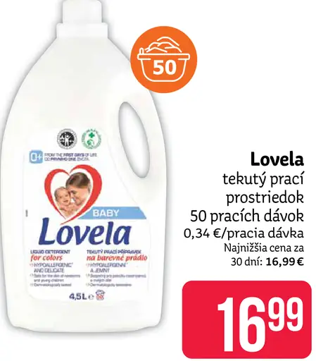Lovela prací prostriedok