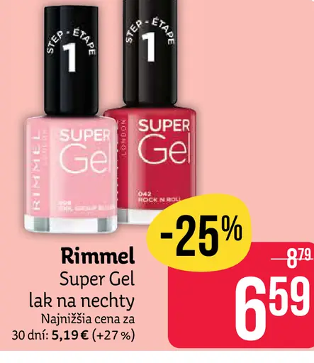 Rimmel Super Gel lak na nechty