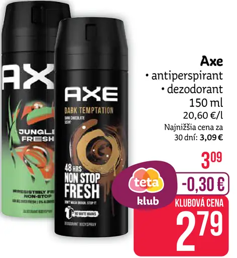 Axe antiperspirant dezodorant