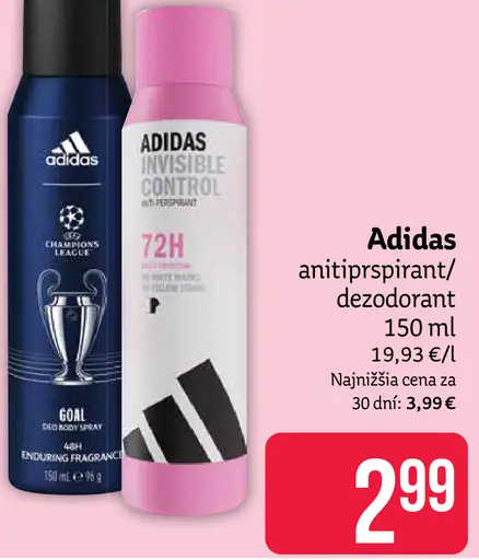 Adidas dezodorant antiperspirant