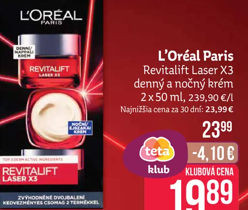 L'Oréal Paris Revitalift Laser X3 nočný krém