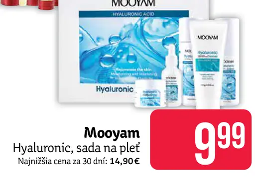 Mooyam Hyaluronicu, sada na pleť
