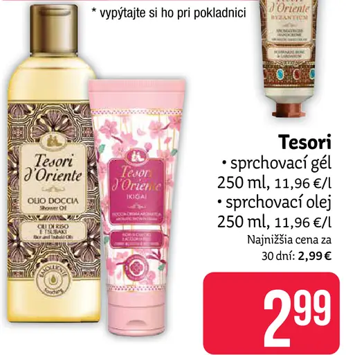 Tesori sprchovací gél