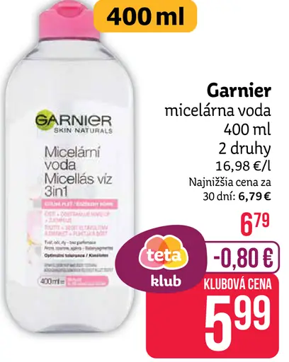 Garnier micelárna voda