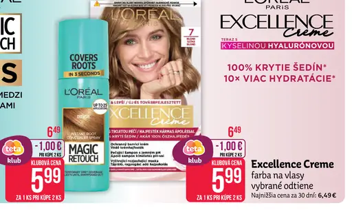 L'Oreal Excellence Creme farba na vlasy
