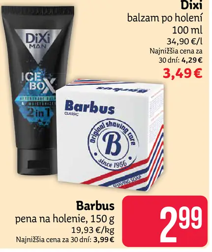 Dixi balzam po holení