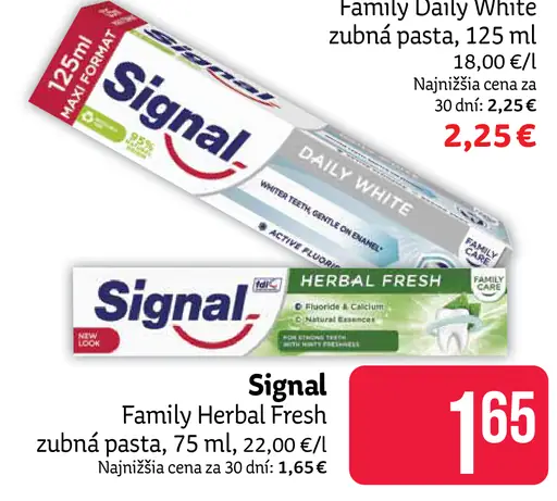 Signal Family Care Daily White zubná pasta