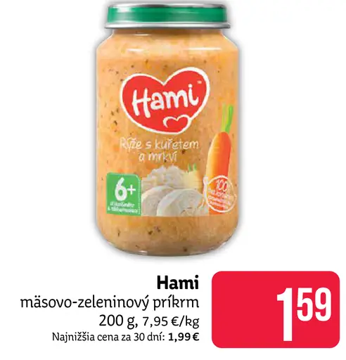 Hami mäsovo-zeleninový príkrm