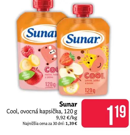 Sunar Cool ovocná kapsička