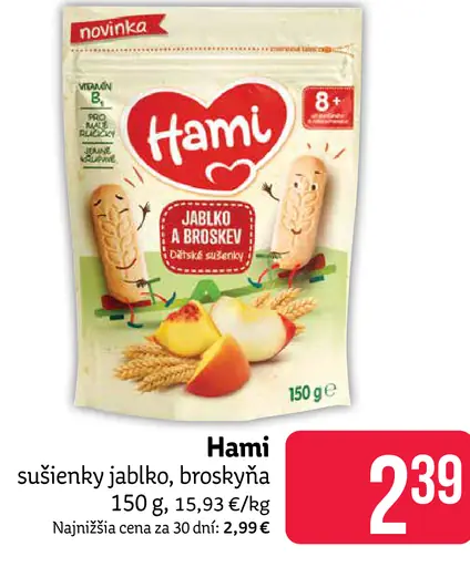 Hami sušený jablko broskyňa