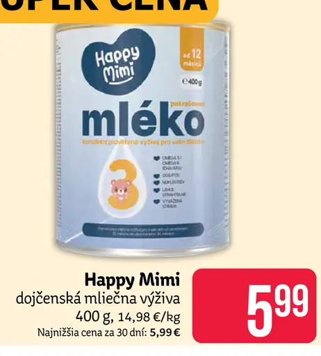 Happy Mimi dojčenská mliečna výživa
