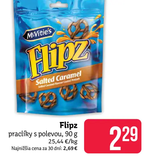 Flipz praclíky s polevou