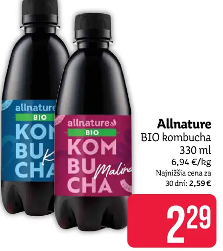 Allnature BIO kombucha