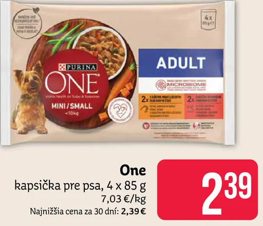 One kapsička pre psa