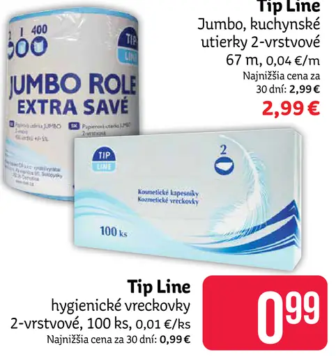 Tip Line Jumbo kuchynské utierky